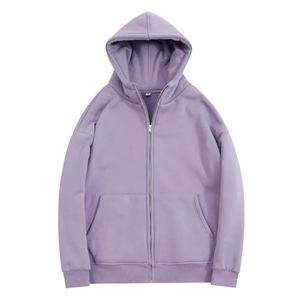 Heavyweight <b>Navy</b> Blue Full Zip Hoodie 450gsm Heavyweight Knitted Hooded with 100% Cotton Hoodies for <b>Men</b> - Product Image 4