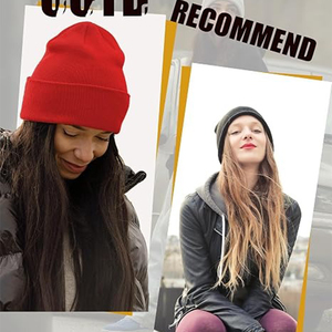 Étiquettes personnalisées, logo brodé, bonnets d'hiver en tricot gaufré, prix de gros, respirants, séchage rapide, vêtements d'hiver pour hommes, bonnets - Product Image 4