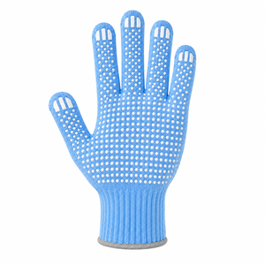 <b>PVC</b> Dot Palm <b>Gloves</b> Feature Enhanced Handling Grip Breathable Fabric And Durable Construction For Industrial Tasks - Product Image 3