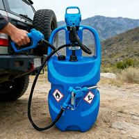 75L Taşınabilir AdBlue DEF Transfer Tankı, Diyaframlı Pompa ve Otomatik Tabanca Üre Dolum Sistemi ile