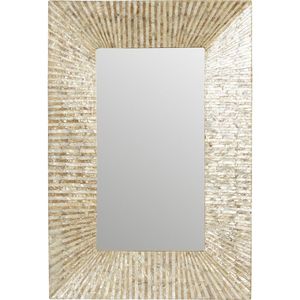 Miroir rectangulaire en nacre, incrustation de coquillages naturels, vente en gros directe du fabricant, pour la décoration intérieure. - Product Image 4