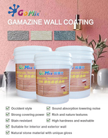 Peinture acrylique texturée à base d'eau Graffiato de haute qualité pour murs intérieurs/extérieurs Application au rouleau et au pistolet
