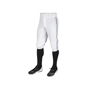 Comfortable hot selling <b>Men</b> Baseball Pant premium quality light weight Antiwrinkle <b>Men</b> Baseball <b>Knickers</b> withTwo Back Pockets - Product Image 6