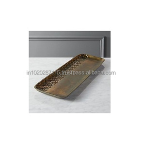 ถาดช็อคโกแลตโลหะตกแต่งทรงกลมที่มีผิวสีทองเหมาะสำหรับให้เป็นของขวัญตามเทศกาลหรือของหวาน - Product Image 1