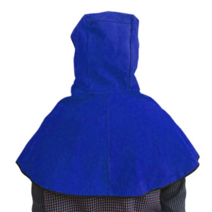 Capuche de soudage industrielle en cuir de vachette résistant au feu, anti-coupure, anti-chaleur, antistatique, protection thermique - Product Image 5