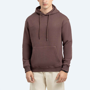 New Top Selling 100% Cotton Men's Hoodies Zipper Solid Pattern <b>Waterproof</b> Breathable Winter Digital Printing - Product Image 5