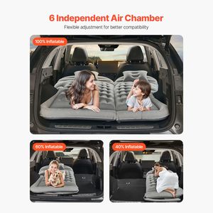 Colchón Inflable Portátil para Auto, Colchoneta de Viaje Acolchada y Reforzada, Cómoda y Resistente para Viajes en Auto - Product Image 2