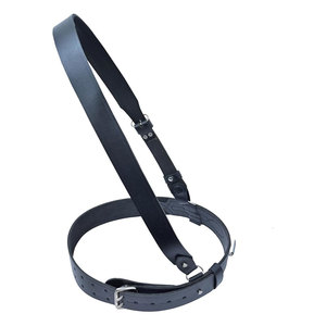Cinturón Sam Browne de Cuero Vacuno con Hebilla de Acero, Fabricado en Pakistán, Duradero, Ecológico y de Estilo Clásico - Product Image 1