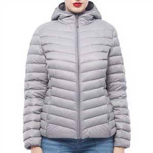 High Quality Sheep Skin Canvas Knitted Zip-Up Winter <b>Women's</b> Puffer <b>Jacket</b> Reversible Quick Dry <b>Lightweight</b> Breathable Long - Product Image 1