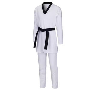 Promotion Vente en Gros Kimono de Jiu-Jitsu Uni 100% Coton Respirant Léger Séchage Rapide Anti-rétrécissement Fabriqué au Pakistan de Haute Qualité - Product Image 6