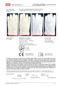 Gants de sécurité en cuir de vache blanc certifiés CE catégorie 2, gants de travail en cuir pleine fleur, gants de conduite, protection générale pour les mains. - Product Image 6
