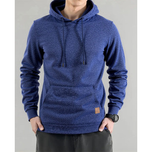 เสื้อฮู้ดดี้คุณภาพสูงสำหรับผู้ชาย สไตล์ Athleisure ผ้าหนานุ่ม ดีไซน์เรียบง่าย เสื้อฮู้ดแบบสวมหัว ไม่มีลาย  สำหรับทั้งผู้ชายและผู้หญิง - Product Image 1