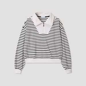 T-shirt coréen OZKIZ pour enfants, 100 % coton, T10, respirant, tricoté, mode fille, pour 6-9 ans, vente en gros printemps/automne - Product Image 1