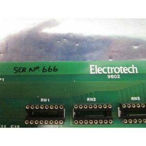 Carte PCB A/D + D/A Electrotech CB4111 ISS20, 9602, 103635 - Équipements et pièces semi-conductrices d'occasion fiables à l'échelle mondiale - Product Image 1