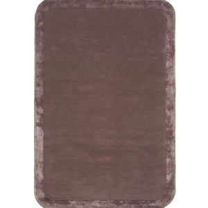 Tapis de luxe en peluche marron, doux, en viscose et laine, moderne, tufté, pour salon, chambre, tapis d'intérieur confortable, décoration minimaliste - Product Image 1