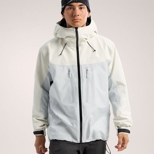 Chaqueta Impermeable Unisex con Capucha, Diseño Color Block en la Parte Delantera, Cierre de Cremallera, Poliéster, Ropa de Invierno para Senderismo, Corte Regular - Product Image 1