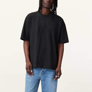 Camisetas para Hombre, Personalizadas con Logotipo Impreso en 3D, Color Negro Sólido, Cómodas y a la Moda - Product Image 5