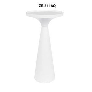 Mesa de Metal de Acero Inoxidable Tallada de Lujo, Diseño Costero Ecológico, Base con Acabado Dorado, para Uso en Oficinas de Primera Clase - Product Image 2