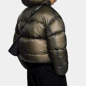 <b>Men</b> Premium Hooded Waterproof Bubble <b>Jacket</b> <b>Warm</b> Lightweight Quilted Casual Full Zip Winter Regular Fit Outdoor Outerwear 100% - Product Image 2