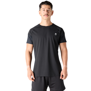 Camiseta Deportiva de Manga Corta para Hombre, Corte Ajustado, para Gimnasio, Entrenamiento, Rendimiento, Elástica, para Fitness, Suministro al por Mayor OEM - Product Image 1