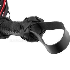 High Quality High Quality PU Leather Horse Riding Whip for Outdoor Training Custom Logo Equestrian Riding Racing <b>Flogger</b> - Product Image 5