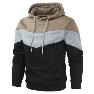 Sweats à capuche en molleton 100% coton pour hommes, best-sellers, avec col rond et logo personnalisé, conception d'usine OEM à bas prix - Product Image 1