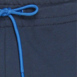Shorts de sport pour hommes en tissu doux, bleu marine et royal, à panneaux, écologiques, taille élastique, pour la gym et le sport - Product Image 4