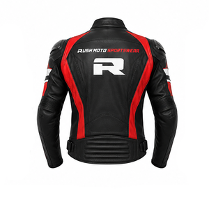 Strong Stitching Leather Motorbike <b>Jackets</b>-Waterproof Anti-UV Protective <b>Jacket</b> for Men's <b>Summer</b> Full Sleeve <b>Motorcycle</b> Riding - Product Image 2