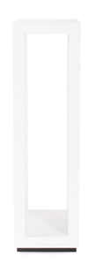 Modern White Wood <b>Console</b> <b>Table</b> <b>Narrow</b> Pedestal Storage Stand for Entryway Hallway Stair Area Living Room Furniture - Product Image 3