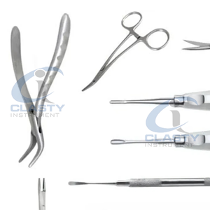 Juego de Instrumentos Quirúrgicos Dentales de Acero Inoxidable con Empuñadura Manual Moleteada, Clase I, Certificado CE, Herramientas Dentales Veterinarias CLASTY - Product Image 4