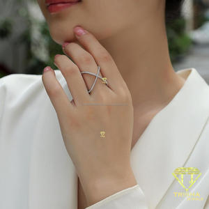 X Shape VVS Moissanite <b>Ring</b> 925 Sterling <b>Silver</b> Criss <b>Cross</b> Statement Jewelry Elegant Fashion <b>Ring</b> For Women Luxury Gift - Product Image 3