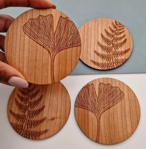 Sous-verres en bois d'acacia de luxe modernes, écologiques et de haute qualité, résistants à la chaleur, pour table basse et boissons – Vente chaude - Product Image 3