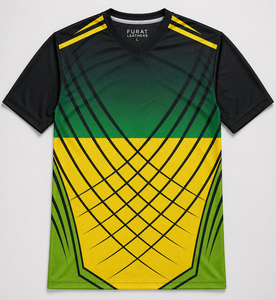 Custom Sublimated Moisture Wicking V-neck Short Sleeve Soccer <b>Shirt</b> Uniform Football Club Set Boys <b>Polyester</b>/Cotton Jersey - Product Image 2