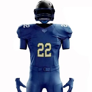 Custom Unisex Sublimated American Football Uniform Jersey Breathable <b>Mesh</b> 100% Polyester Team Sets Custom Logo Plus Size Quick - Product Image 4