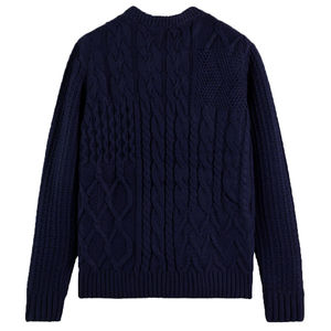 Suéter de color sólido, diseño simple, para uso casual, suéter tejido para hombre, manga larga, cómodo, cálido para el invierno. - Product Image 4