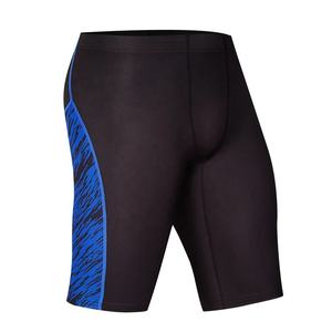 Pantalones cortos de compresión de secado rápido de verano para hombre personalizados OEM 100% poliéster cintura media gimnasio culturismo medias capa Base corta - Product Image 4