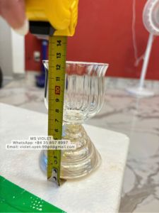 Copas de Cóctel Hechas a Mano con Diseño Único de Conchas Marinas, Tallo Largo, Decoración Costera, Juego de Copas de Vino con Capacidad de 0.75L, 6-10 Piezas, para Fiestas en la Playa, Bar en Casa - Product Image 2