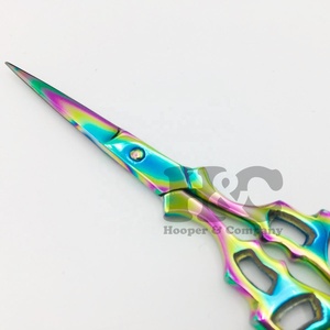 Tijeras de peluquero de alta calidad, tijera de corte de pelo de acero inoxidable, tijera de corte de barba, Kit de tijera de peluquero para salón - Product Image 6