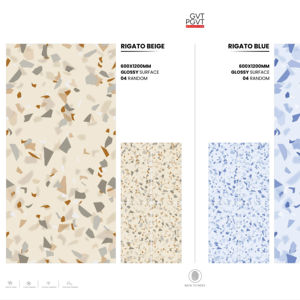 กระเบื้องพอร์ซเลนไฮไบรท์เอนด์เลส ขนาด 24x48 นิ้ว คุณภาพพรีเมียม ผิวขัดเงา สำหรับตกแต่งผนังและพื้น - Product Image 1