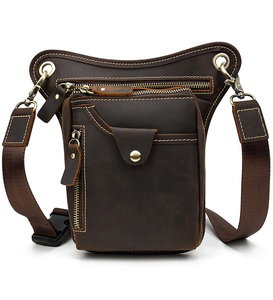 Sac de cuisse classique en cuir avec sangle réglable, pochette élégante pour femme et homme, idéal pour les voyages décontractés en extérieur, ajustement sécurisé, utilisation quotidienne. - Product Image 3