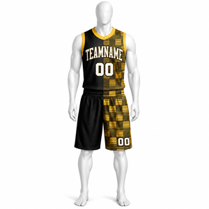 Nuevo Uniforme de Baloncesto Estampado de Talla Grande para Adultos, Estilo Lakers, Transpirable, de Secado Rápido, Antibacterial, 100% Poliéster - Product Image 2
