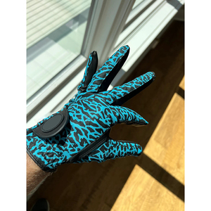 Wholesale Custom Golf Gloves High Quality Sheepskin Microfiber Breathable Durable Adjustable Wrist <b>Strap</b> Hook Loop Closure Men's - Product Image 2