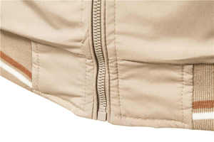 Chaquetas Bomber Personalizables para Hombre con Mangas Largas, Cuello Alto y Cierre de Cremallera, Estilo Urbano, Lona de Nailon para Invierno - Product Image 3