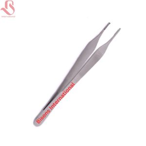 Pinzas Quirúrgicas TC Adson de Acero Inoxidable de Grado Quirúrgico, Certificación CE, Tamaños Personalizables, Venta al Por Mayor BISONS - Product Image 2