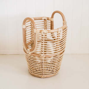Rattan <b>storage</b> <b>baskets</b> for fruits displaying natural <b>basket</b> for <b>toys</b> & dry foods organization - Product Image 1