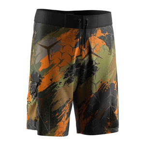 Shorts de pêche en mer et de chasse camouflage pour hommes, coupe-vent, séchage rapide, grande taille, avec logo personnalisé, 100 % polyester - Product Image 5