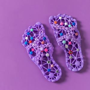 Pantuflas de Masaje Antideslizantes para Mujer, de Secado Rápido, para el Hogar, Baño, Playa, Sandalias de Terapia para Pies - Product Image 5