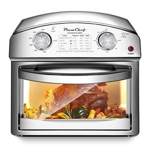Horno Tostador de Convección 7 en 1 de 12.5 Cuartos y 1500W de Acero Inoxidable con 5 Menús Preestablecidos: Asar, Hornear, Grill, Broiler, Tostar - Horno de Encimera - Product Image 1