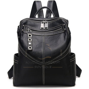 Sac à dos en cuir imperméable, nouveau design élégant, sac à dos en cuir de dernière génération, sac à dos en cuir en gros - Product Image 1