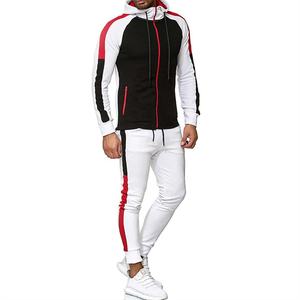 High Street Best Design Logotipo personalizado Alta calidad Ajuste regular Invierno Tallas grandes Hombres Algodón Sweatsuit OEM - Product Image 1